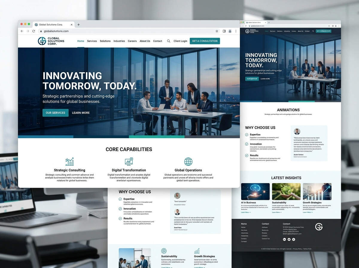 Corporate web design Delhi