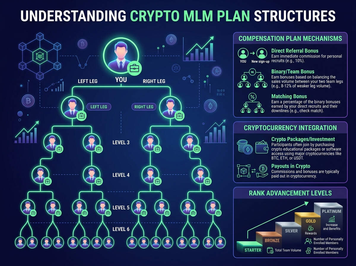 Crypto MLM Blockchain Flow
